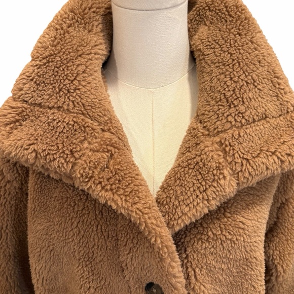 GAP Women's Brown Teddy Jacket - Picture 3 of 11